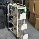 ترولی Cairo رنگ کوره ای رنگ کرم  کد 8144