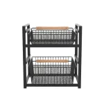 استند نظم دهنده رنگ  مشکی کد 8125 - تصویر 2